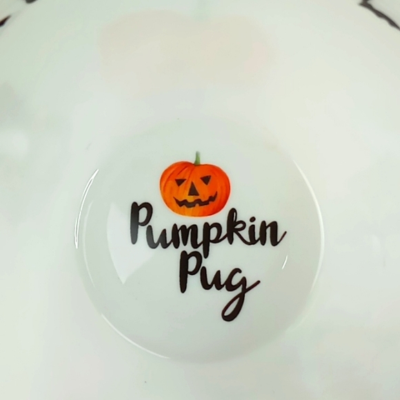 Portobello By Design "Pumpkin Pug" Mug Coffee Cup Bone China - Picture 2 of 9
